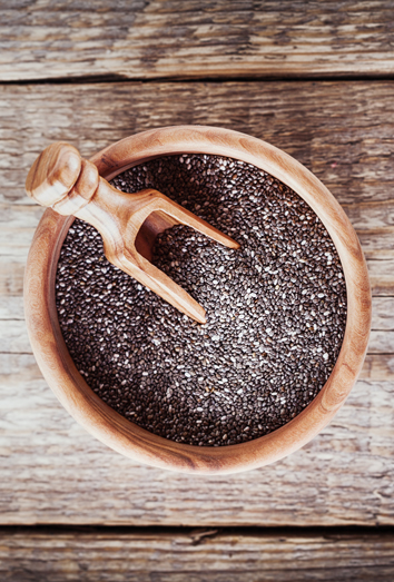 Semillas de chía en la dieta