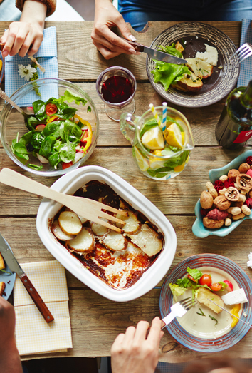 Comer y organizar un menú semanal