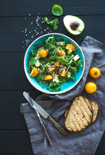 La ensalada para comer bien sano La ensalada para comer bien sano