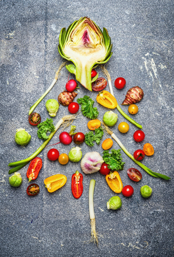 Platos vegetarianos que son navideños Platos vegetarianos que son navideños