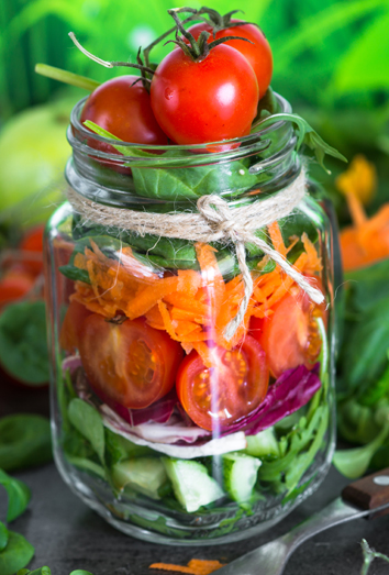 Las ensaladas de jarras