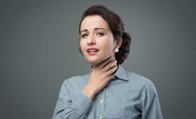 Cuando tenemos dolor de garganta sin fiebre