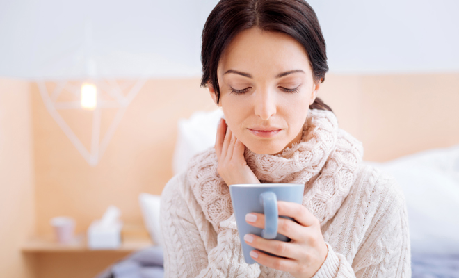 Dolor por tener la garganta seca